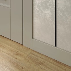 Профиль алюминиевый теневой Laconistiq Classic Черный RAL 9005 21-21-300 матовый 3000×37×10,7