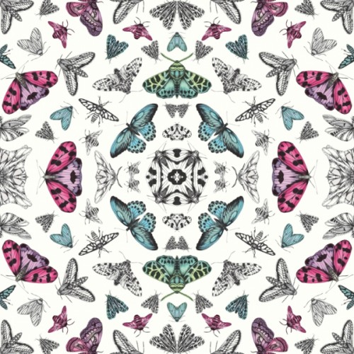 Обои ArtHouse Fantasia Glitter Bug White Multi 692308 Обои ArtHouse Fantasia Glitter Bug White Multi 692308