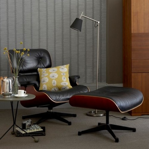 Обои Little Greene 1950s Wallpaper Heath Stripe - Pewter