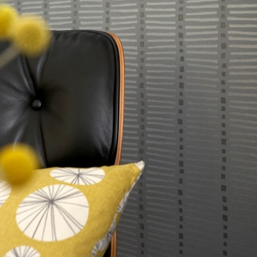 Обои Little Greene 1950s Wallpaper Heath Stripe - Pewter