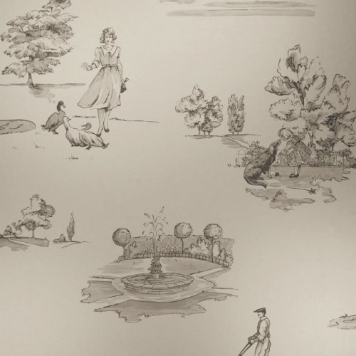 Обои Nina Campbell Album 3 Promenade NCW3837-01