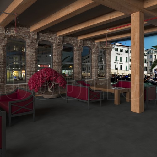 Кварц-виниловая плитка EcoClick 1541 графит Кварц-виниловая плитка EcoClick 1541 графит