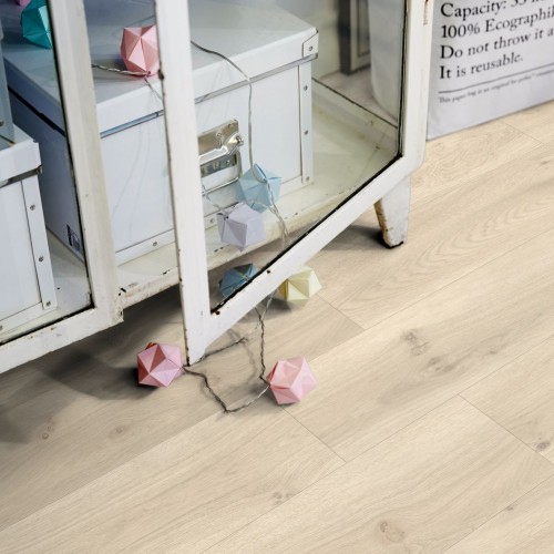 Кварцвиниловая плитка Pergo замковая Optimum Click Classic plank Дуб современный серый V3107-40017 1251×187×4,5