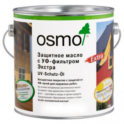 Защитное масло с УФ-фильтром Экстра Osmo UV-Schutz-Ol Extra 425 Дуб 0,75 л