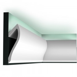 Карниз под покраску Orac Decor Modern Shade C371 с подсветкой 2000×58×185