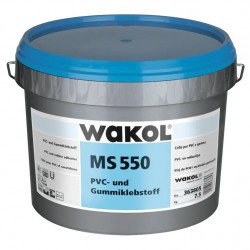 MS-полимерный влагостойкий клей для ПВХ и резиновых покрытий WAKOL MS 550 7,5 кг