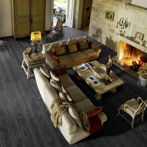 Паркетная доска Kahrs Ясень Черное серебро Black silver 2100×187×15 Паркетная доска Kahrs Ясень Черное серебро Black silver 2100×187×15