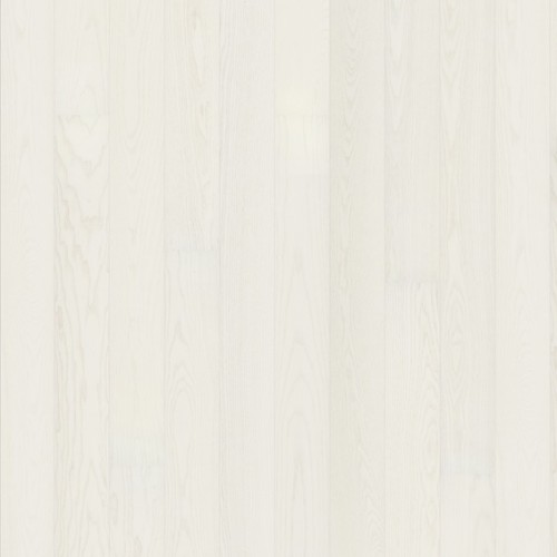 Однополосная паркетная доска Karelia Light Ясень Story Shine White