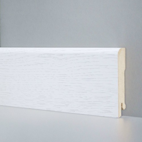 Плинтус МДФ ламинированный DeArtio Дуб бело-серый B302-26 2050×80×16