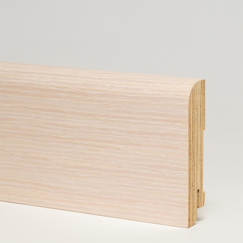 Плинтус деревянный Modern Decor дуб беленый 5BDS 100x30