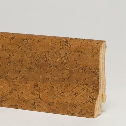 Плинтус деревянный Pedross пробка коричневая сапожок 40x22