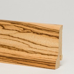 Плинтус деревянный Pedross зебрано сапожок 60х22