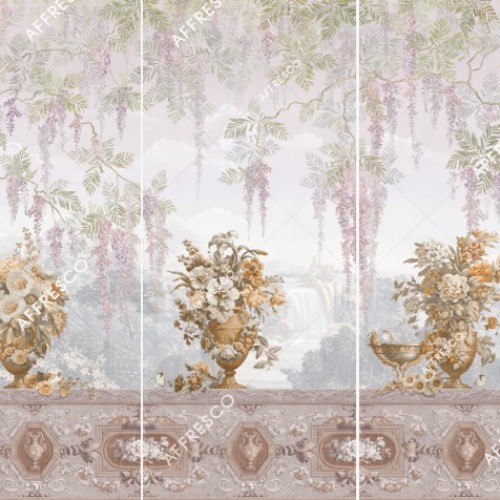 Панно Affresco Wallpaper Part 2 Jacaranda Tapestry AF736-COL4 2,4x3 м, панно из нескольких рулонов