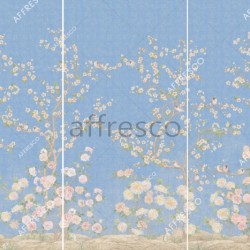 Панно Affresco Wallpaper Part 2 Floral Romance AF712-COL3 2,75x3,99 м, панно из нескольких рулонов