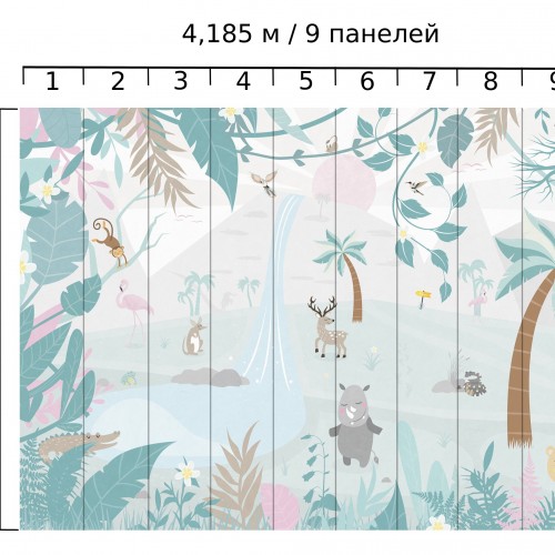 Панно BN International SmallTalk 30802 2,8х4,185 м Панно BN International SmallTalk 30802 2,8х4,185 м