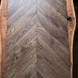 Инженерная доска Eparket Дуб Black Coffee натур лак французская елка 640×120×15