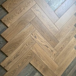 Инженерная доска Eparket Дуб Milk Chocolate натур лак французская елка 640×120×15