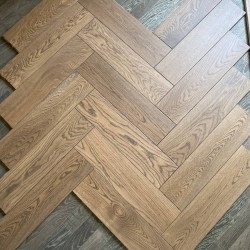 Инженерная доска Eparket Дуб Milk Chocolate натур лак французская елка 640×120×15