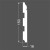 Плинтус МДФ под покраску Ликорн Р 4.150.16 фигурный 2070×150×16
