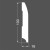 Плинтус МДФ под покраску Ликорн Р 20.100.16 прямой со скосом 2070×100×16