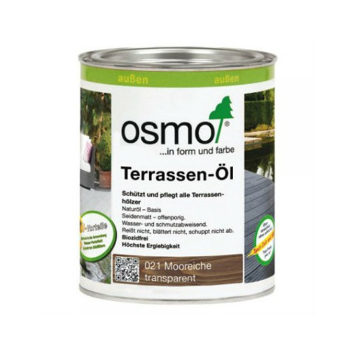 Масло для террас Osmo Terrassen-Ole цвет 021 Дуб Мореный шелковисто-матовое 2,5 л