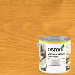 Масло с твердым воском для дерева Osmo Dekorwachs Transparent цвет 3103 Дуб светлый шелковисто-матовый 2,5 л
