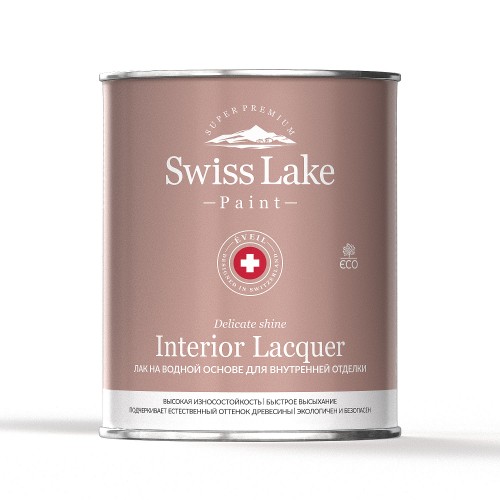 Лак интерьерный Swiss Lake Interior Lacquer Chalet Crans-Montana CR 004 глянцевый 0,9 л