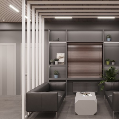 Рейка декоративная Art Line белая матовая 2800×40×40