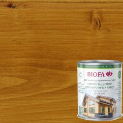 Масло для фасадов Biofa 2043 цвет 4302 Золотистый тик 0,125 л