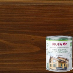 Масло для фасадов Biofa 2043 цвет 4307 Коньяк 0,125 л