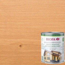 Масло для фасадов Biofa 2043 цвет 4321 Ольха 0,125 л