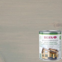 Масло для фасадов Biofa 2043 цвет 4315 Пепельно-серый 0,125 л