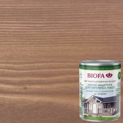 Масло для фасадов Biofa 2043М цвет 4337 Антик 0,125 л