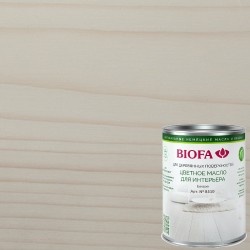 Масло для дерева Biofa цвет 8510 Белое матовое 10 л