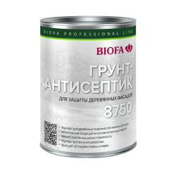 Грунт-антисептик для древесины Biofa 8750 2,5 л