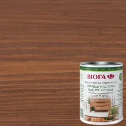 Масло с твердым воском для дерева Biofa 5045 цвет 5008 Эльзас шелковисто-матовое 0,125 л