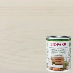Масло с твердым воском для дерева Biofa 5045 цвет 5011 Нормандия шелковисто-матовое 0,125 л