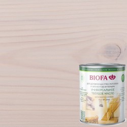 Масло с твердым воском для дерева Biofa 2044 цвет 2003 Неаполитанский серый 10 л