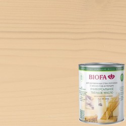 Масло с твердым воском для дерева Biofa 2044 цвет 2009 Слоновая кость 0,125 л