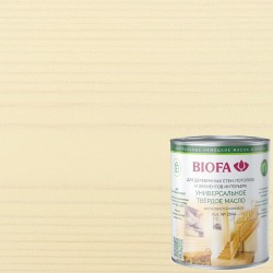 Масло с твердым воском для дерева Biofa 2044 цвет 2017 Прикосновение солнца 10 л