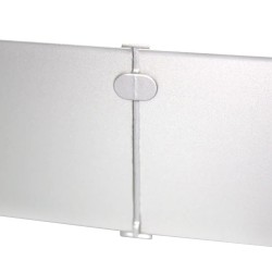 Соединитель алюминиевый для плинтуса Modern Decor серебро матовое сапожок 60 мм