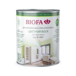 Воск для дерева Biofa 2087 цвет 8721 Цветки вишни матовый 0,125 л