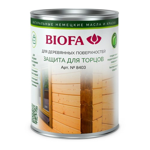 Средство для защиты торцов Biofa 8403 цвет 4345 Молочный дуб 0,375 л