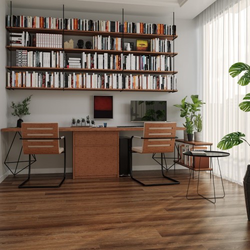 Кварцвиниловый SPC ламинат Cronafloor Wood Дуб Регин BD-40030-5 1200×180×4