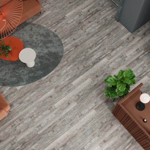 Кварцвиниловый SPC ламинат Cronafloor Wood Сосна Монблан ZH-81101-1 1200×180×4