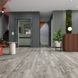 Кварцвиниловый SPC ламинат Cronafloor Wood Сосна Монблан ZH-81101-1 1200×180×4