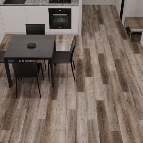 Кварцвиниловый SPC ламинат Cronafloor Wood Дуб Горный ZH-81109-1 1200×180×4