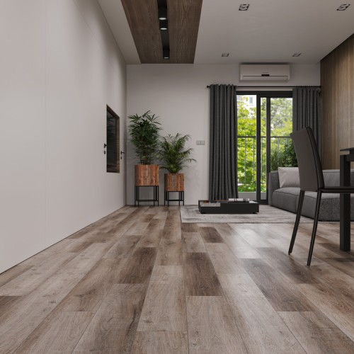 Кварцвиниловый SPC ламинат Cronafloor Wood Дуб Горный ZH-81109-1 1200×180×4