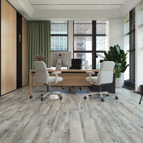 Кварцвиниловый SPC ламинат Cronafloor Wood Дуб Марсель ZH-81132-6 1200×180×4