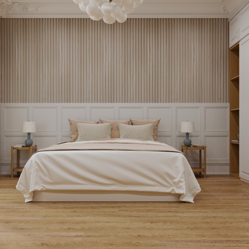 Кварцвиниловый SPC ламинат Cronafloor Wood Дуб Робуста ZH-81141-1 1200×180×4